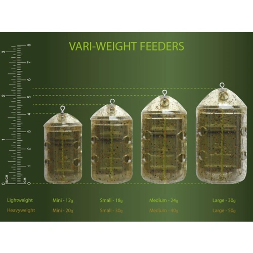 DRENNAN VARI-WEIGHT FEEDER SMALL 18-30g 2szt