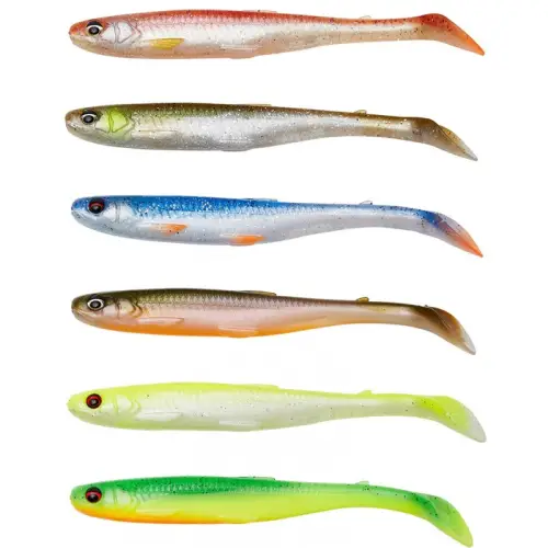 Savage Gear SLENDER SCOOP SHAD 13CM 12G LEMON BACK