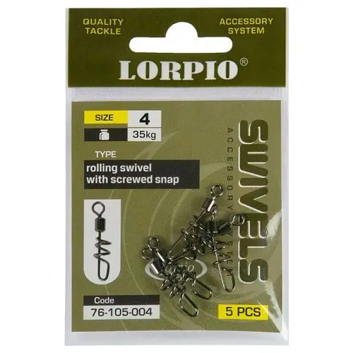 Lorpio KRĘTLIK Z AGRAFKĄ ROLLING WITH SCREWED 8