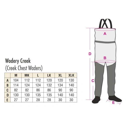 Traper Spodniobuty Creek XL