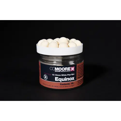 CC MOORE New Equinox White Pop Ups 13/14mm (35)