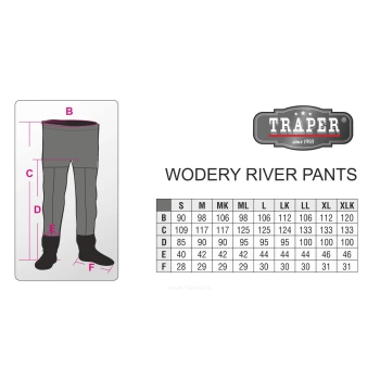 TRAPER WODERY RIVER PANTS L