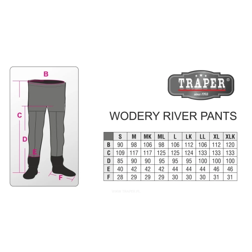 TRAPER WODERY RIVER PANTS L