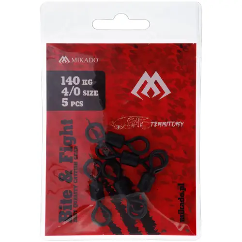 Mikado KRĘTLIK ROLKOWY nr 3/0 CZARNY MATT 5szt