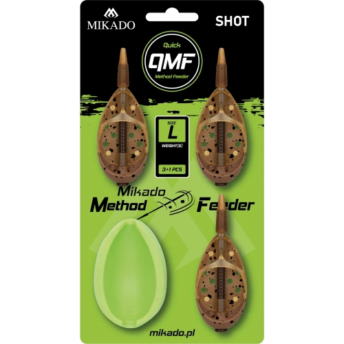 Mikado METHOD FEEDER SHOT QMF SET L 3x30g +FOREMKA