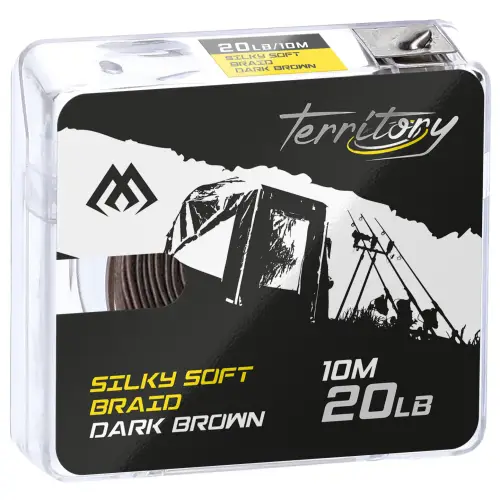 Mikado PLECIONKA Soft BRAID Ciemno Brazow 30lb 10m