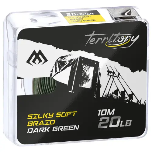 Mikado PLECIONKA Soft BRAID DARK GREEN 20lb 10m