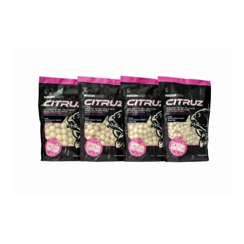 Nash CITRUZ WHITE BOILIES 15mm 1kg