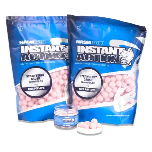 Nash STRAWBERRY CRUSH BOILIES 18mm 1kg