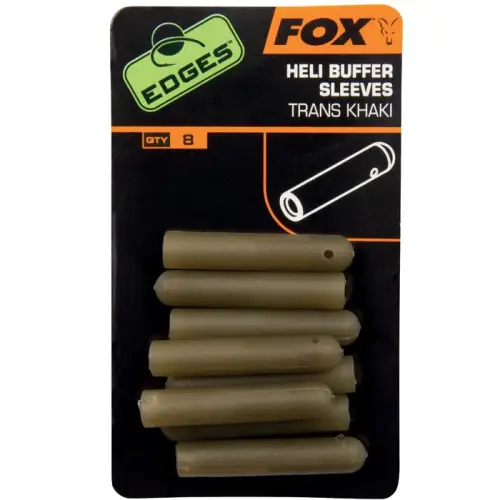 Fox Edges Heli Buffer Sleeves - trans khaki x 8