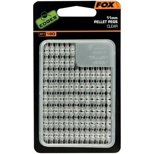 Fox Edges Pellet Pegs 11mm x 2 clear