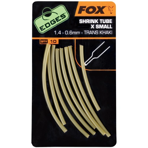 Fox Edges Shrink Tube XS 1.4 - 0.6mm trans khaki
