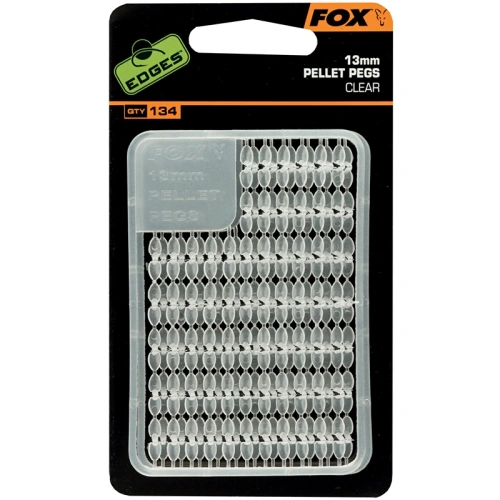 Fox Edges Pellet Pegs 13mm x 2 clear