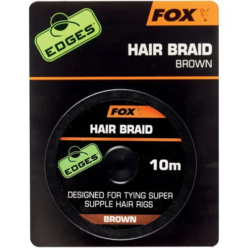 Edges Hair Braid x 10m brown