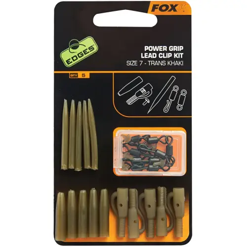 Fox Edges Surefit Lead Clip Kit x 5 pc