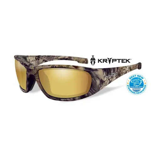 Wiley X BOSS Polarized Amber Gold Mirror KRYPTEX