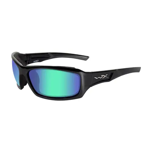 Wiley X ECHO Polarized Emerald Mirror Amber Gloss