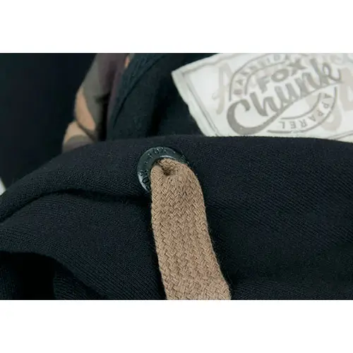 Fox Chunk Black Camo Print Hoodie XL