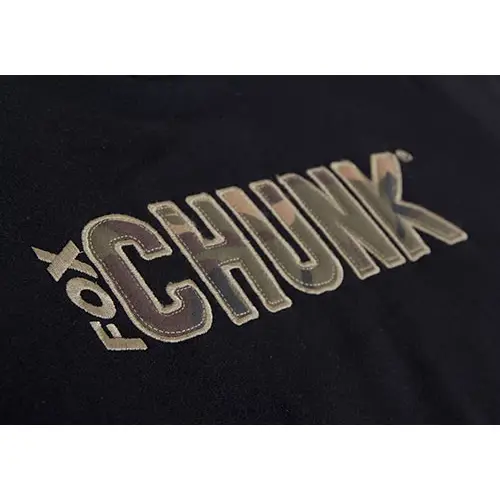 Fox Chunk Black Camo Print Hoodie L