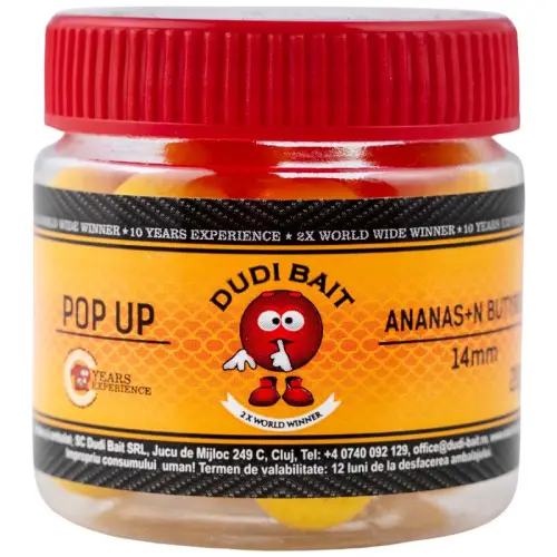 Dudi Bait Pop-Up Ananas Masło 14mm 20g