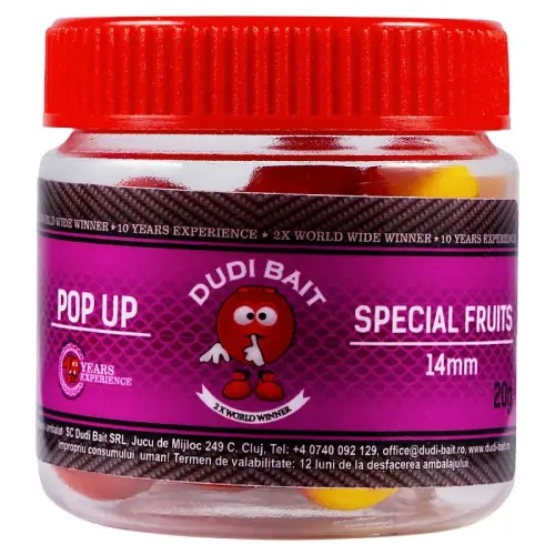 Dudi Bait Pop-Up Special Fruits 14mm 20g