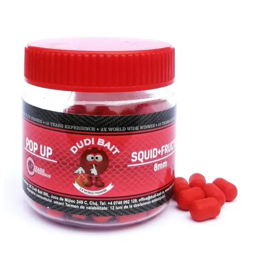 Dudi Bait Pop-Up Squid Fruits 8mm 20g Dumbels