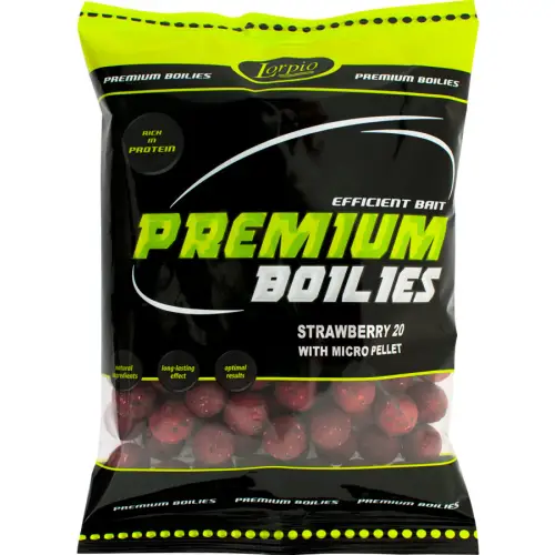 KULKI PROTEINOWE STRAWBERRY WITH MICRO PELLET 16mm