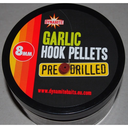 Dynamite Baits Pre-Drilled Garlic Hook Pellets 8mm