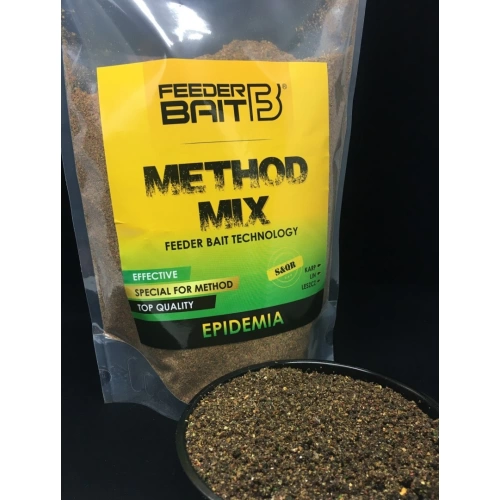 Feeder Bait - Method Mix Epidemia Dark 800g