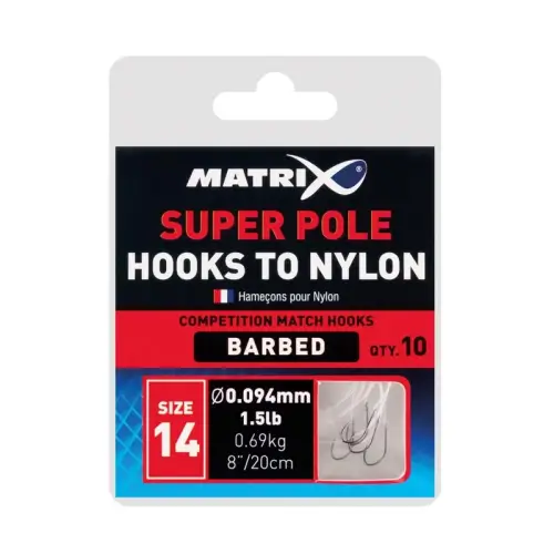 Fox Matrix Hooks Nylon Super Pole 14