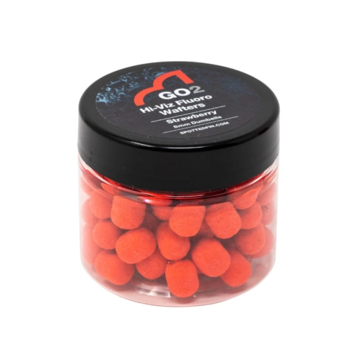 Spotted Fin GO2 SF Wafters 10mm Strawberry 30g