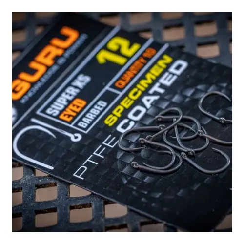 Guru Super XS Size 8 (Barbed/Eyed)