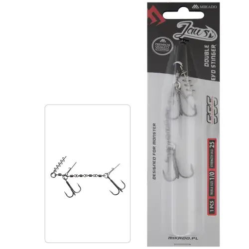 Mikado DOZBROJKA JAWS DOUBLE EVO STINGER 25kg 1/0