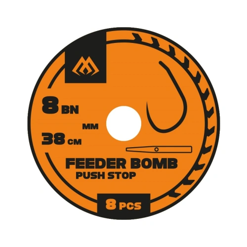 Mikado FEEDER BOMB PUSH STOP nr8 0.23mm 38cm 8szt