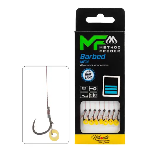 Mikado MF14 Z GUMKĄ nr 6 Braid  0.16mm 10cm 8szt