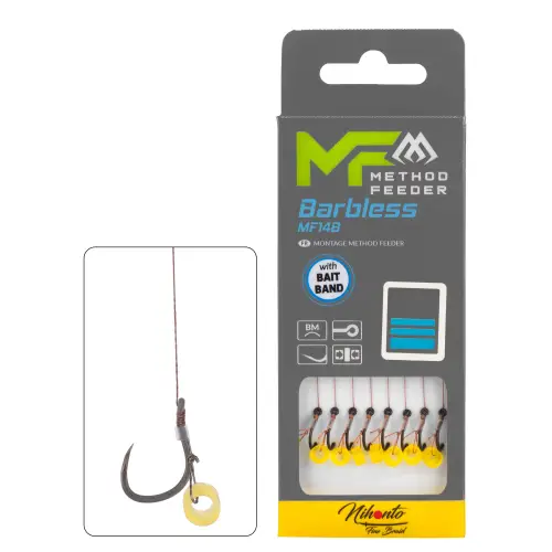 Mikado MF14 Z GUMKĄ BZ nr 6 Braid 0.16mm 10cm 8szt