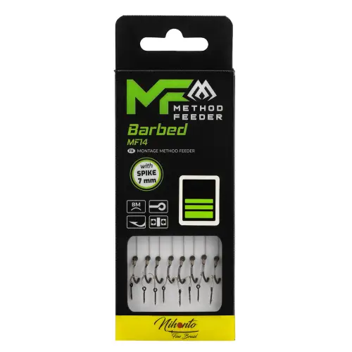 Mikado MF14 Z IGŁĄ nr 10 Braid 0.12mm 10cm 8szt