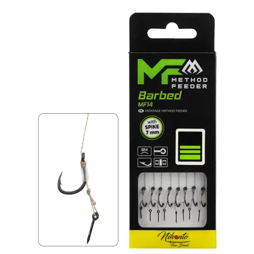 Mikado MF14 Z IGŁĄ nr 6 Braid 0.16mm 10cm 8szt