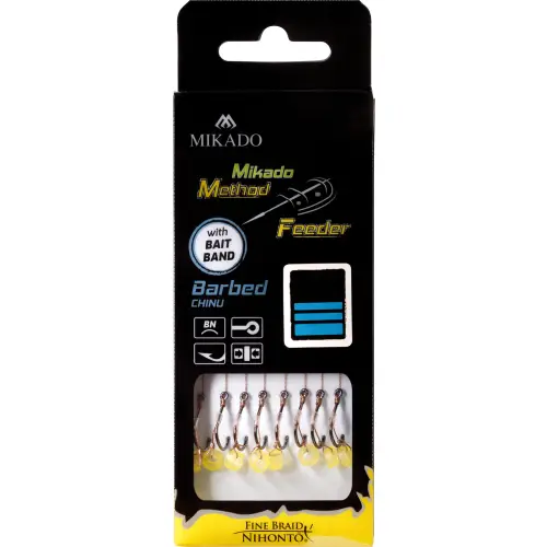 Mikado MF Z GUMKĄ BZ nr 12 Braid 0.12mm 10cm 8szt