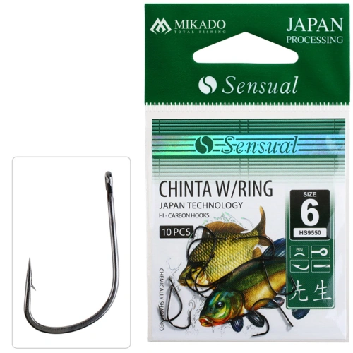 Mikado HACZYK SENSUAL CHINTA W/RING Nr 6 BN 10szt