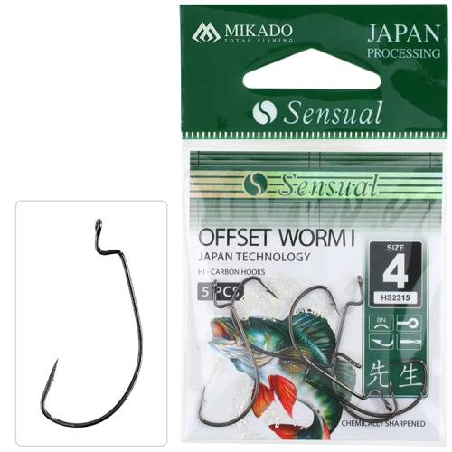 Mikado HACZYK SENSUAL - OFFSET WORM I Nr 8 BN 8szt