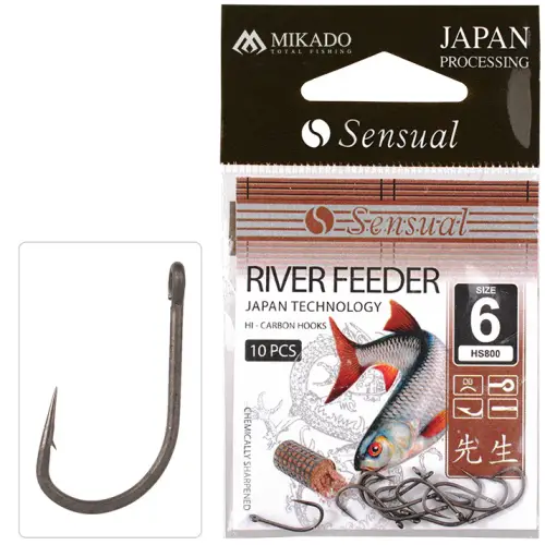 Mikado HACZYK SENSUAL - RIVER FEEDER Nr 6 DB 10szt