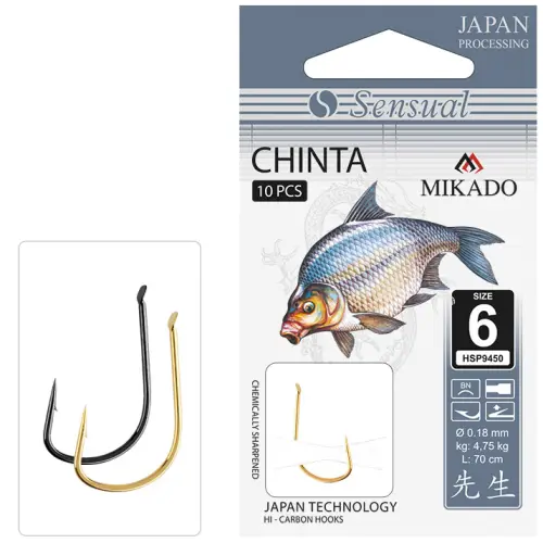 Mikado HACZYK CHINTA Nr 12 BN 0.14mm 70cm 10szt