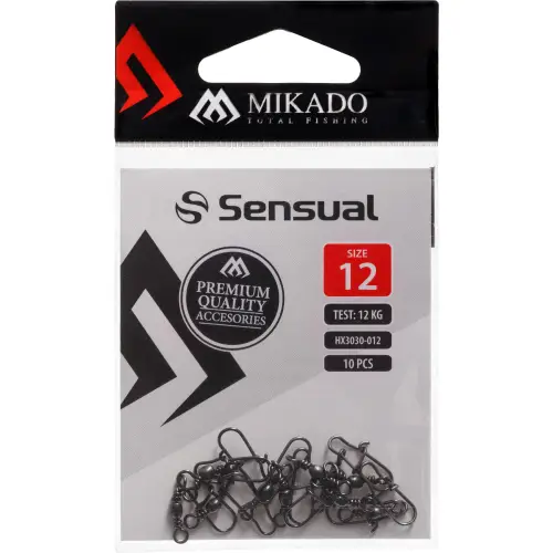 Mikado KRĘTLIK Z AGRAFKĄ SPINNINGOWĄ nr 8 BN 10szt