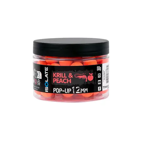 Shimano PopUp Iso 12mm 50g Krill Peach Fluo Orange