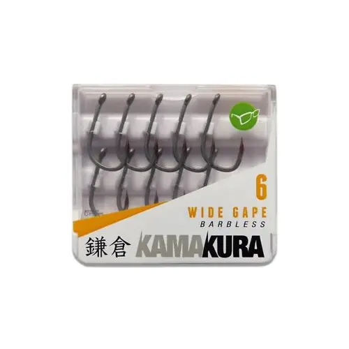 Korda Kamakura Wide Gape Barbless size 8