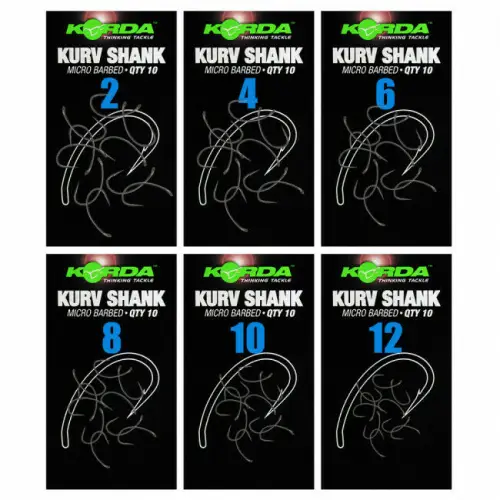 Korda Kurv Shank hook nr 12 ( 10szt )
