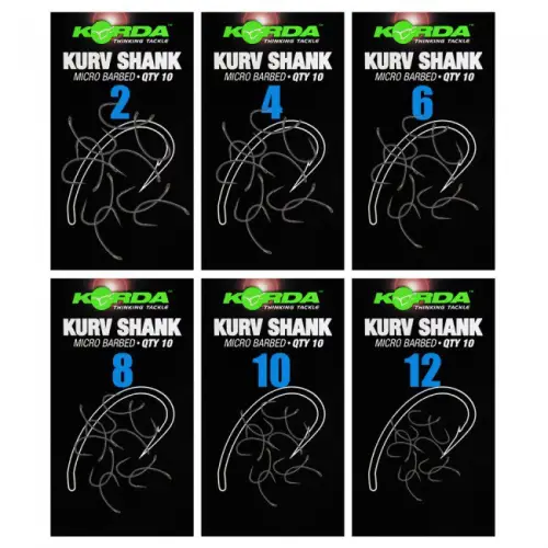 Korda Kurv Shank hook 6