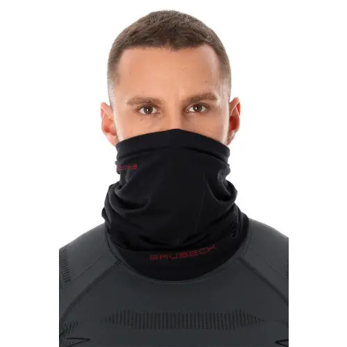 Brubeck Komin unisex wełniany czarny L/XL