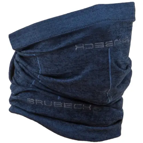 Brubeck Komin unisex wełniany granatowy L/XL